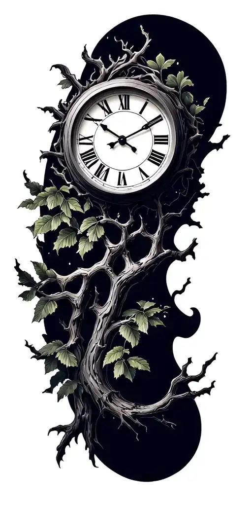 Clock And Tree Branch