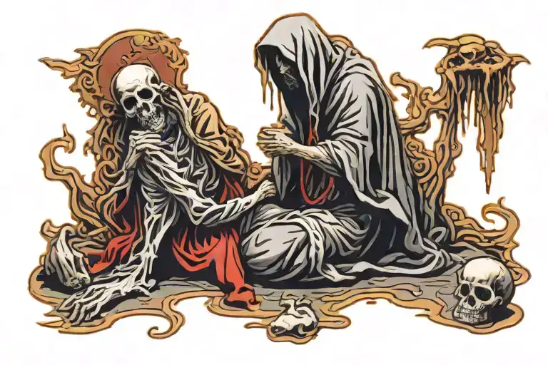 Father Death Praying