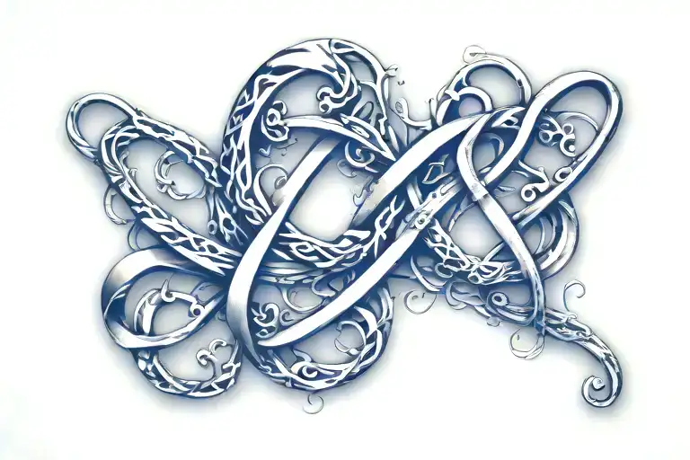 O To Infinity Symbol