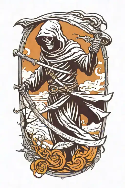 Grim Reaper With Scythe