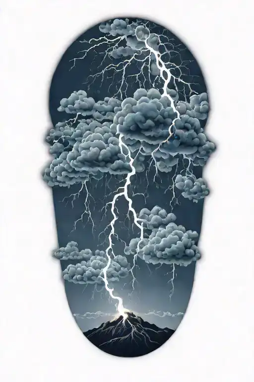 Lightning Storm Clouds