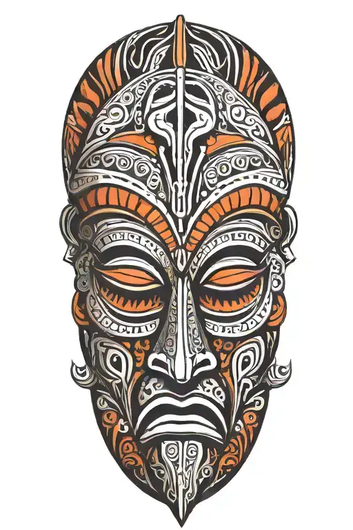 African Zulu Mask