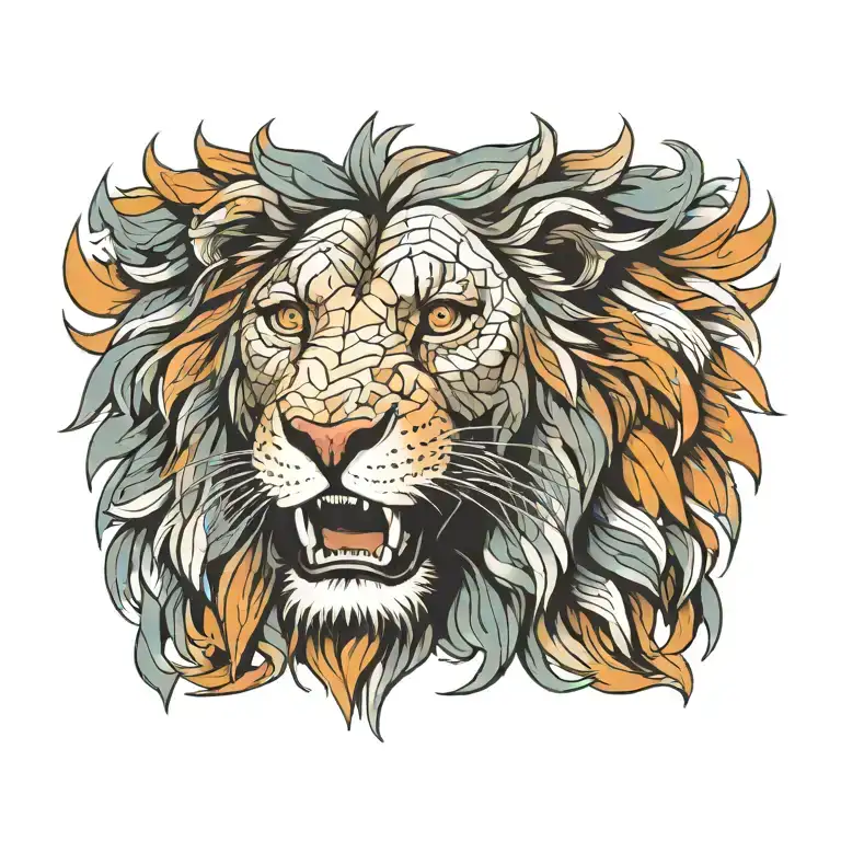 Lion Showing Teeth