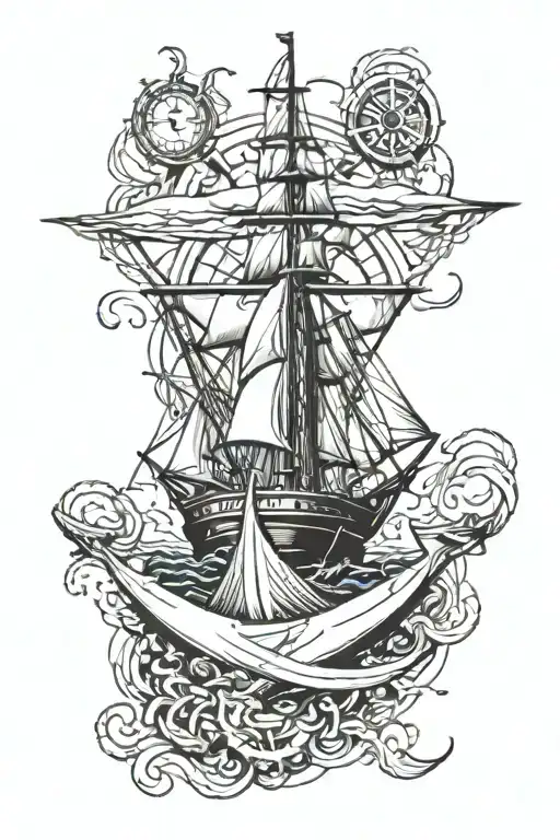 Nautical Theme Sleeve