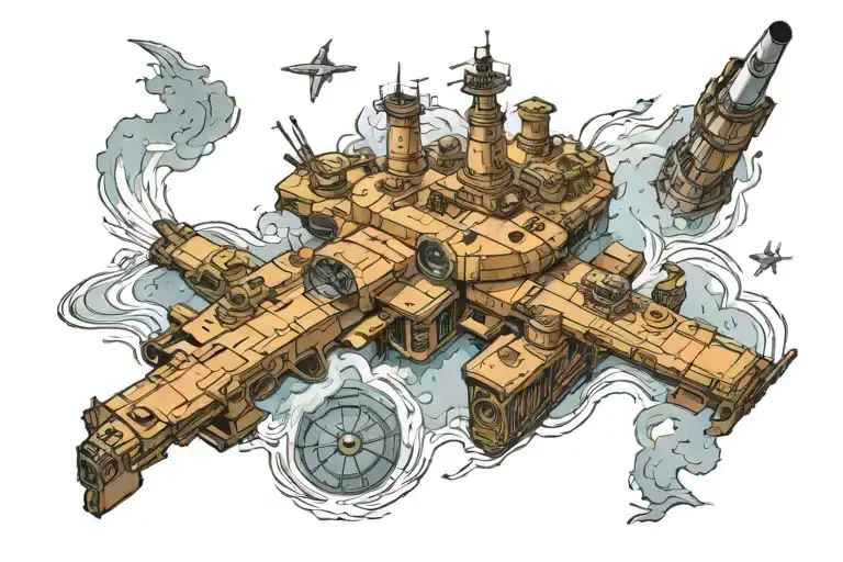 Uss Texas Firing Guns