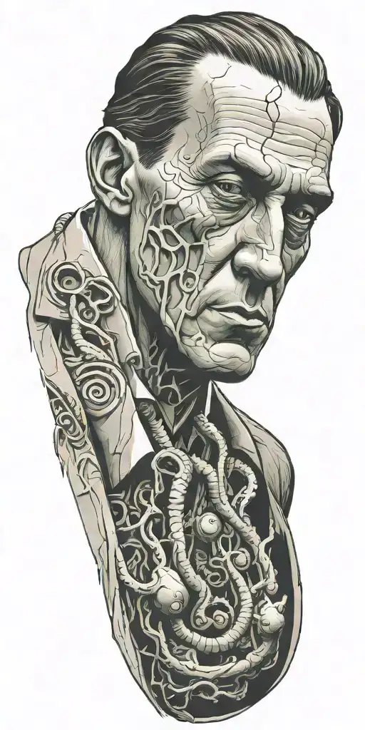 A Man Bent Over With Testicles H P Lovecraft