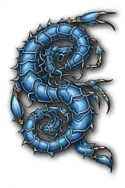 Scorpion With Chysanthemum Tail