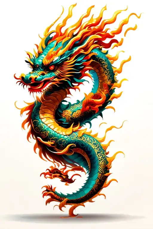 Chinese Dragon Wrapped