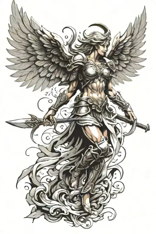Warrior Angel Fighting
