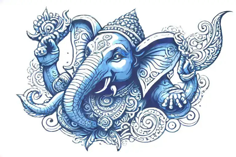 Male Ganesha Full Body