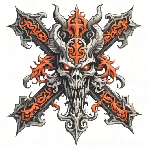 Demon Cross With Tender