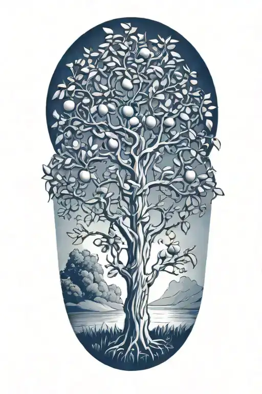 Biblical Eve Apple Tree