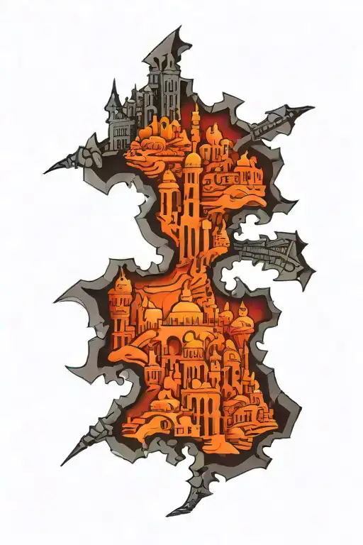 Shiraz And Melborn City Symbol