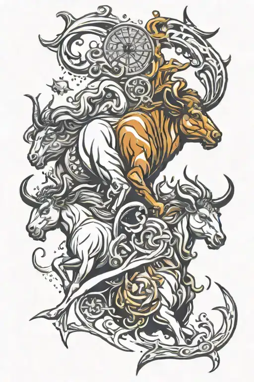 Taurus Men And Virgo Women Combination Design