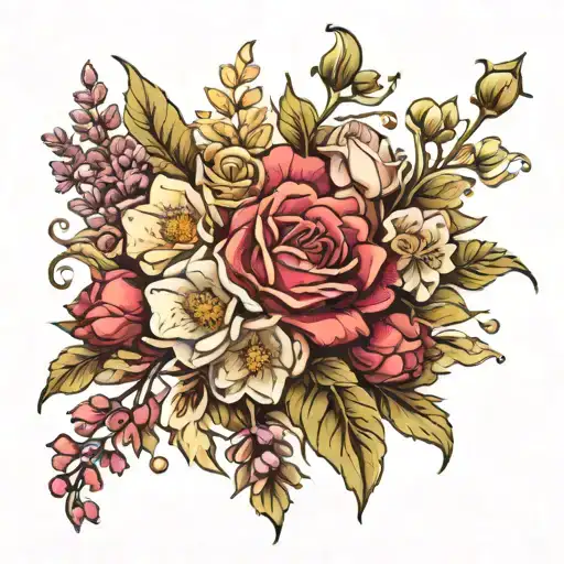 Birth Flower Bouquet