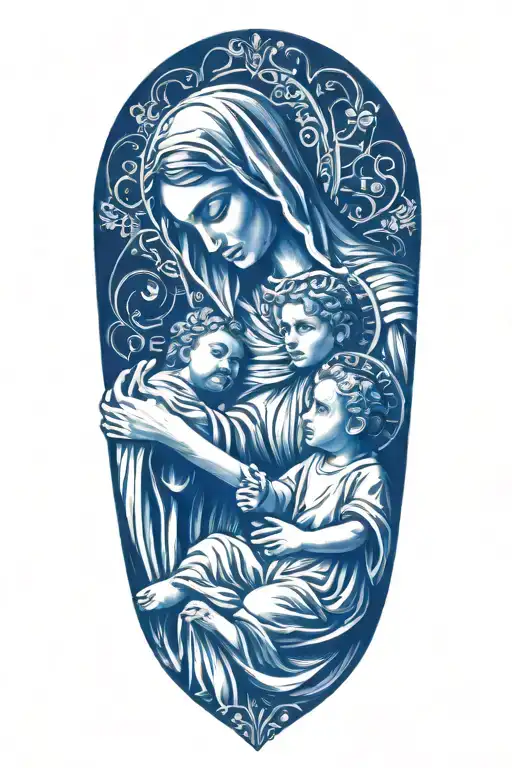 Mary Holding Jesus