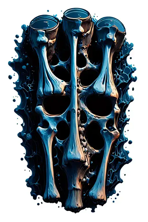 Eroded Skin Reveals Drumsticks Instead Of Bones