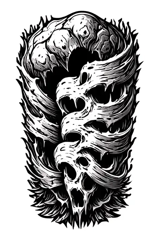 The Inside Of The Forearm Is Visible Through Eroded Skin