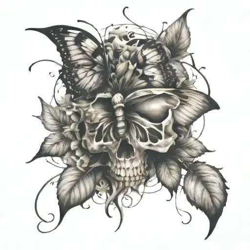 Butterfly Skull