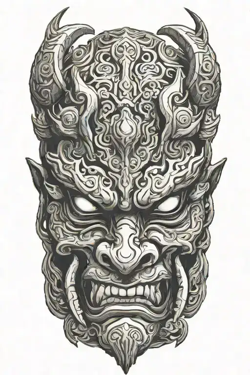 Die Profile Oni Mask