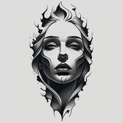 Whispers of the Frostbound Soul Tattoo idea