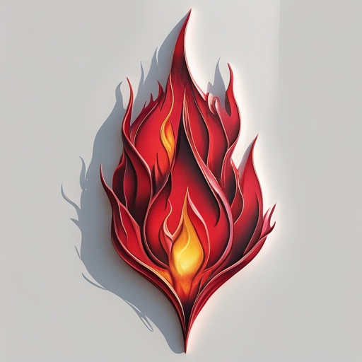 Crimson Tears of Firelight Tattoo idea