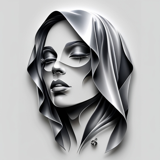 Silver Veil Tattoo idea