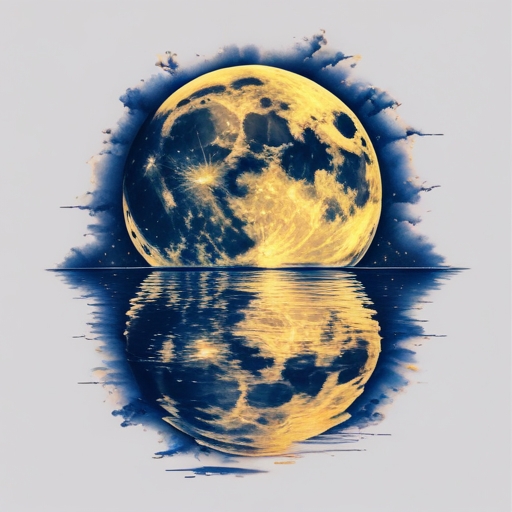 Moonlit Reflection Tattoo idea