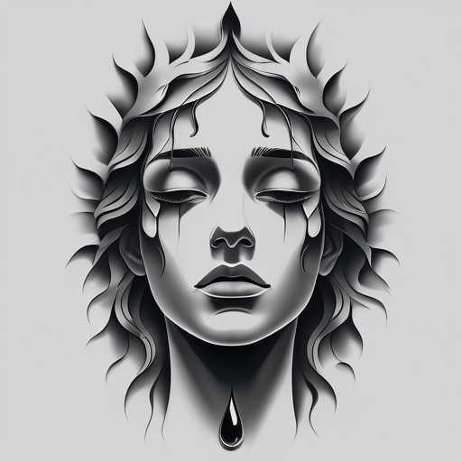 Tears of Heaven Tattoo idea