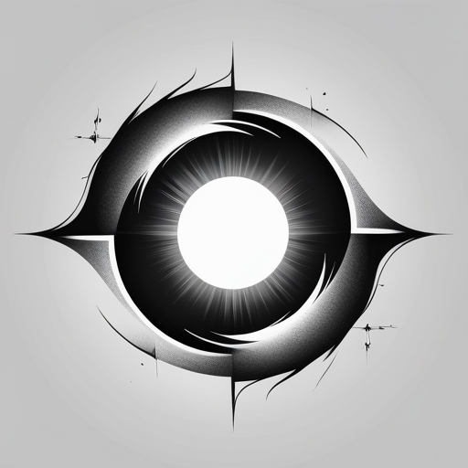 Eclipse Path Tattoo idea