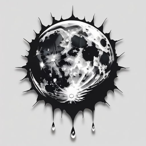 Tears of the Shattered Moon Tattoo idea
