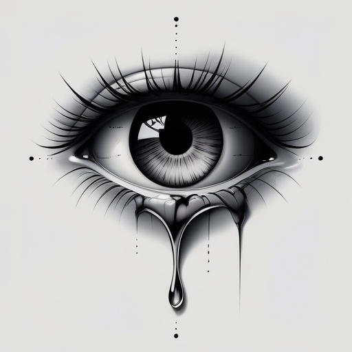 Tear Tattoo idea