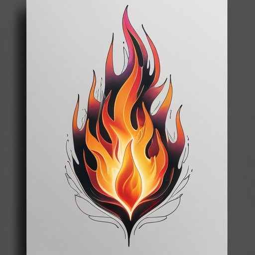 Soul’s Radiant Flame Tattoo idea