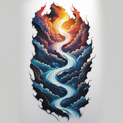 Sacred Storm of the Soul’s Path Tattoo idea
