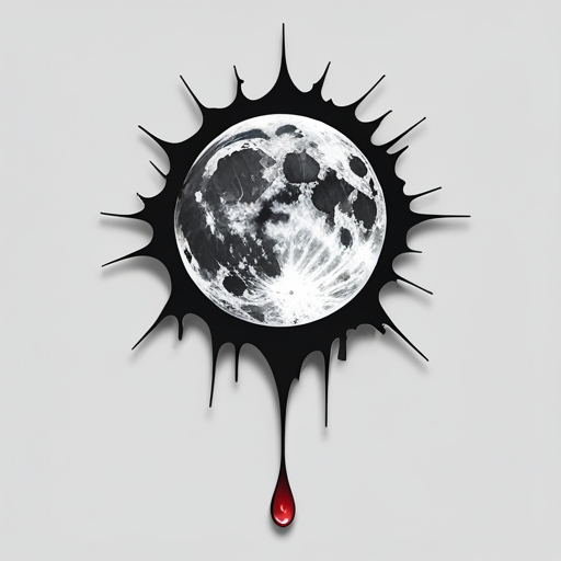 Moonlit Blood Tattoo idea
