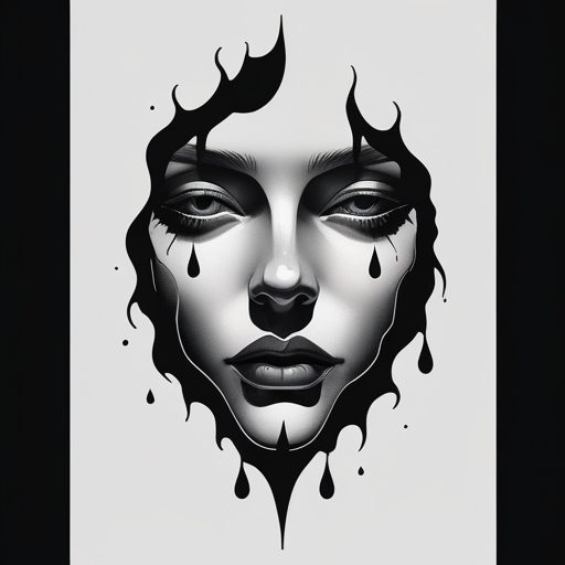 Tears of the Moon’s Shadow Tattoo idea