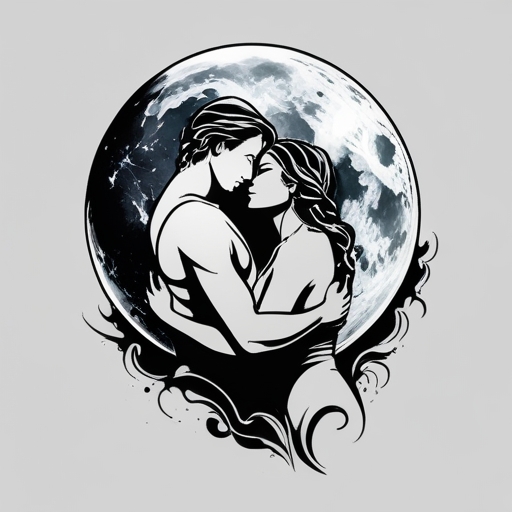 Moon’s Embrace Tattoo idea