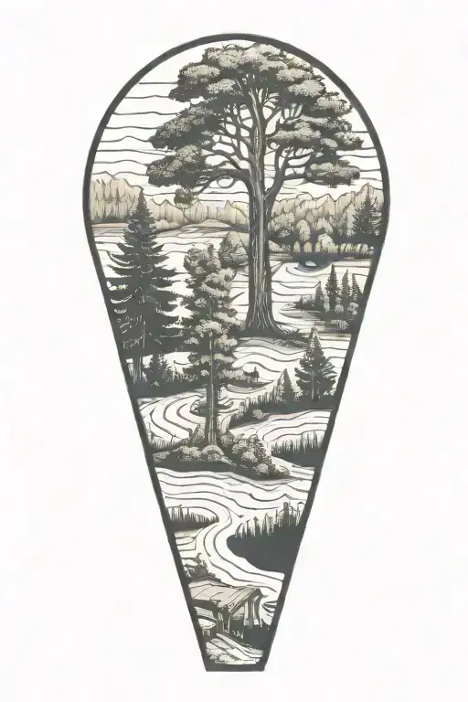 Man Cutting Tree Down Outline Of West Virginia State Outline Filled