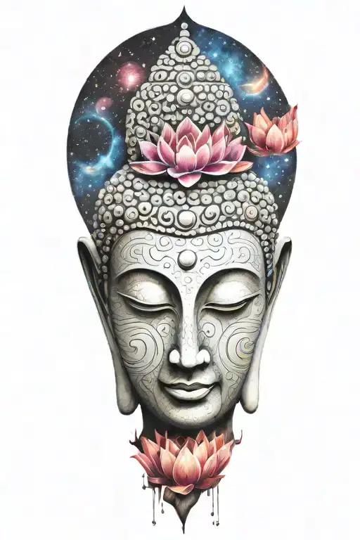 Buddha Lotus Galaxy
