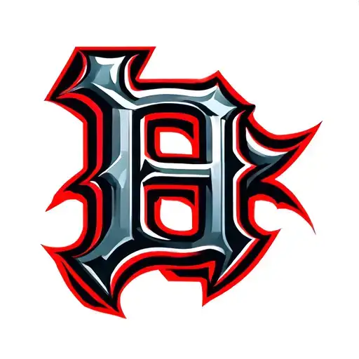 Cattle Brand Using A Capital Backwards B And A Capital H Next To Each Other