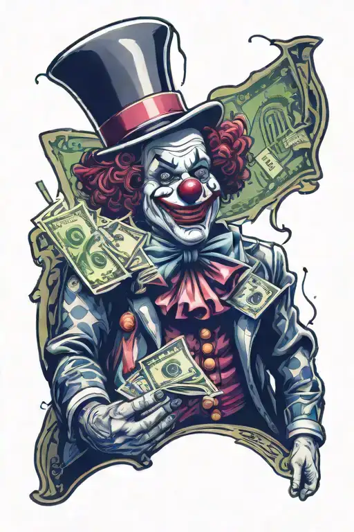 Clown With Money