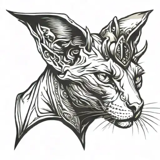 Sphinx Cat With Crown