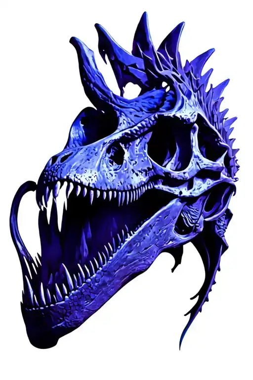 Dinosaur Skull With