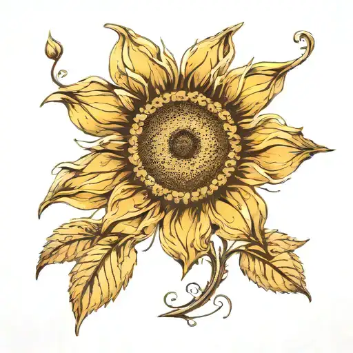 Single Sunflower