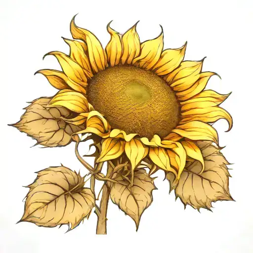 Single Sunflower
