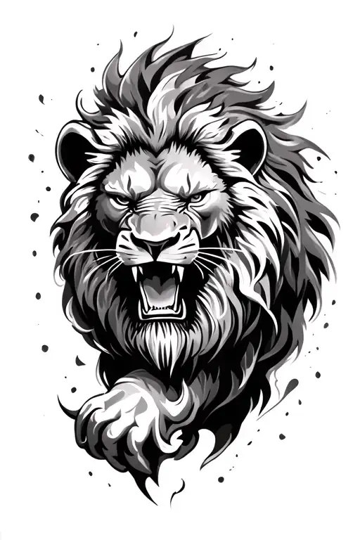 Angry Lion