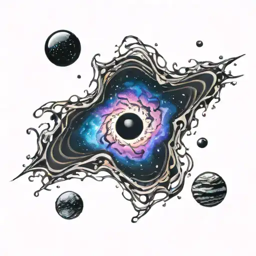 Galaxy Space Black Hole