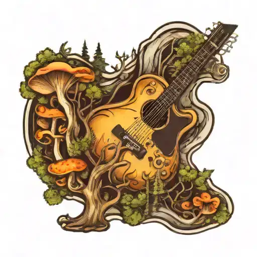 Guitar Forest Mushroom