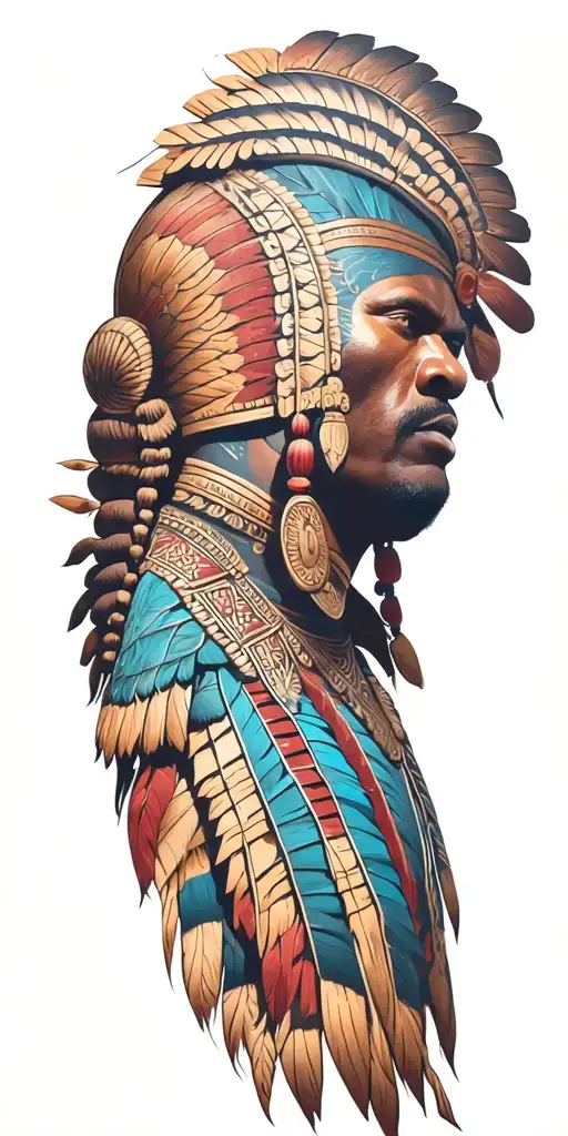 African Zulu Warrior Protector