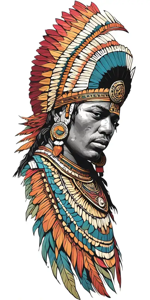 African Zulu Warrior Protector